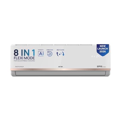 IFB 2 Ton 3 Star 2026 AI Powered Inverter Split Air Conditioner with Hybrid Mode, 8-in-1 Flexi Mode, Heavy Duty Compressor, 4 Way Swing, Sel at ₹43331 – Amazon