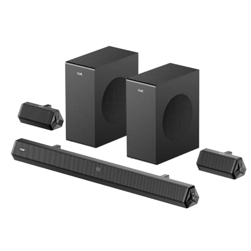 boAt Aavante Bar Prime B450 Soundbar with Dual Subwoofers at ₹9,999 (72% Off) – Amazon