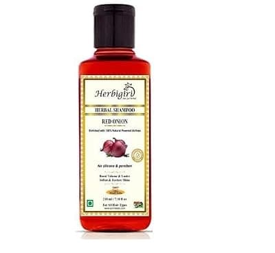 Herbal Ayurvedic Onion Shampoo for hair growth and hair fall control (210 ml) at ₹87 – Amazon