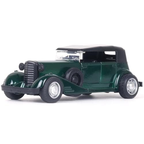 Metal die cast 1:37 Vintage car with top - Green at ₹197 (72% Off) – Amazon