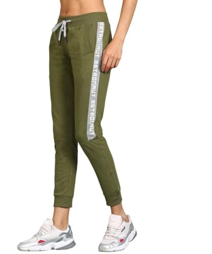 Alan Jones Clothing Women's High Rise Solid Slim Fit Joggers Track Pant at ₹298 (85% Off) – Amazon