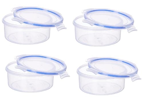 Aristo Lock & Fresh 100 Plastic Storage Container Set of 4-750 ML,Transparent Clear, MEDIUM at ₹203 (56% Off) – Amazon