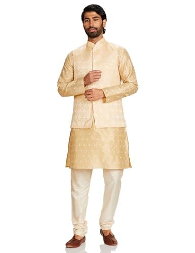 Symbol Men's Cotton Blend Printed Kurta Pyjama Set at ₹1149 – Amazon