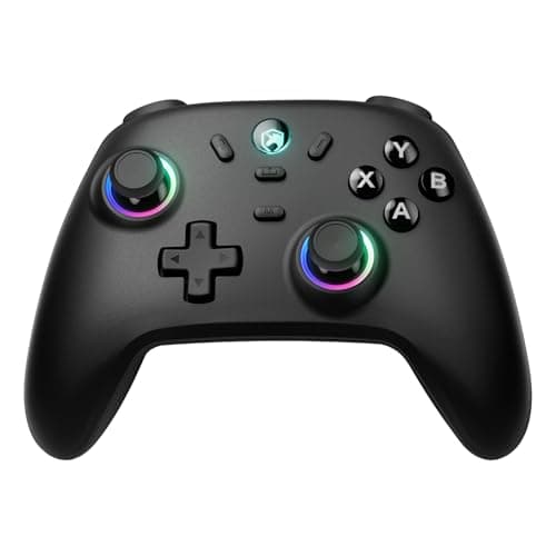 ECHTPower Gaming Controller for PC/iOS/Android/Switch | Tri-Mode BT/2.4G/Wired Connection, Hall Effect Joystick, 1000Hz Polling Rate, 800mAh Battery, Adjustable Turbo/Vibration at ₹1699 (60% Off) – Amazon