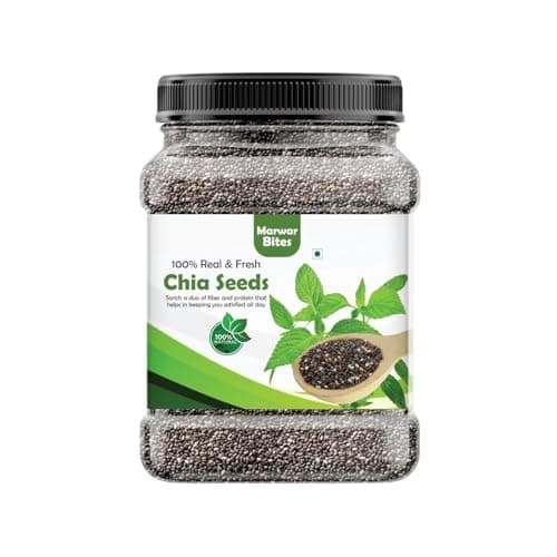 MarwarBites Premium Chia Seeds 1kg (Raw) at ₹299 – Amazon