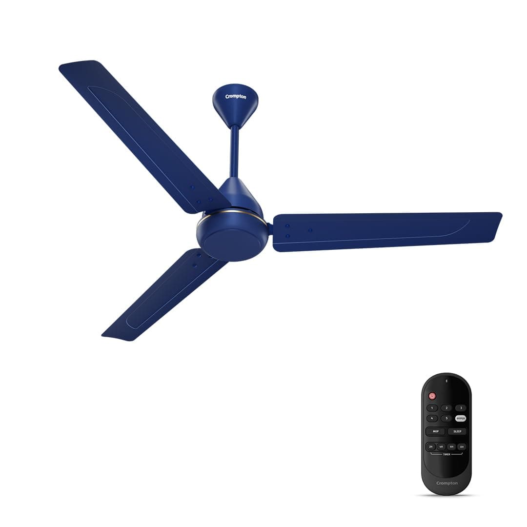 Crompton Energion Hyperboost 1200mm BLDC Ceiling Fan, BEE 5 Star with Remote