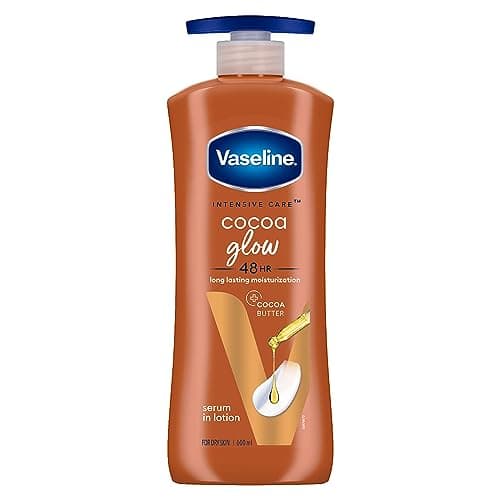 Vaseline Cocoa Glow Body Lotion 600ml at ₹313 (65% Off) – Amazon