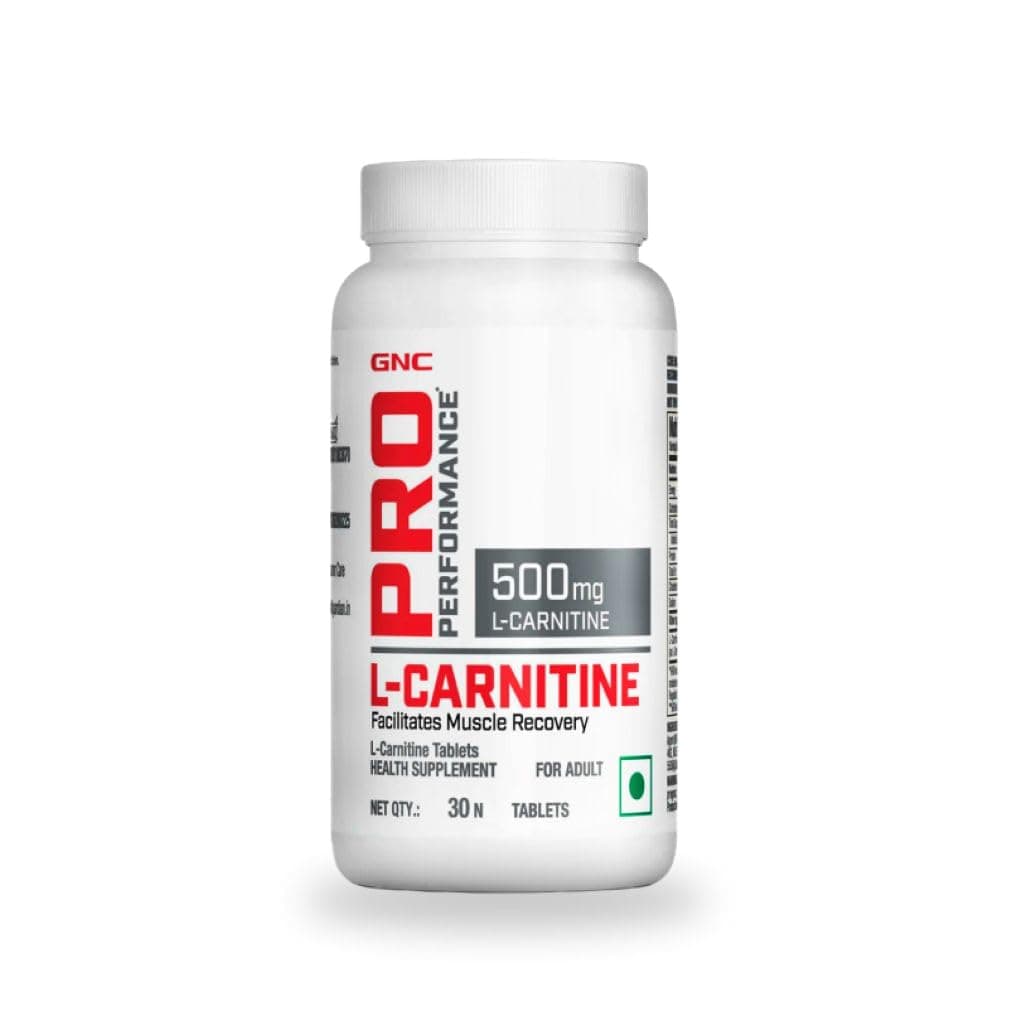 GNC Pro Performance L-Carnitine 500mg, 30 Veg Tablets