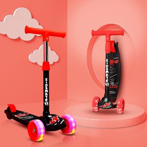 Kidsmate Rider Pro Kick Scooter with LED Wheels at ₹899 (82% Off) – Amazon