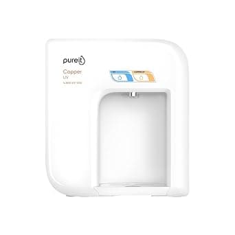 Pureit Copper UV Tankless Water Purifier (White) with Dual Dispensing feature at ₹5998 – Amazon