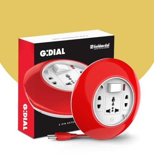 Goldmedal G-Dial 2-Pin 5m Extension Cord at ₹299 (40% Off) – Amazon