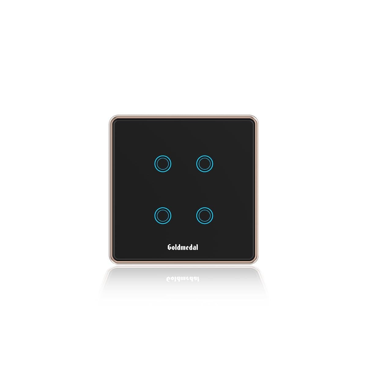 Goldmedal i-Touch 2-Module Wi-Fi 4-Switch Glass Panel (Titanium) at ₹3683 (59% Off) – Amazon