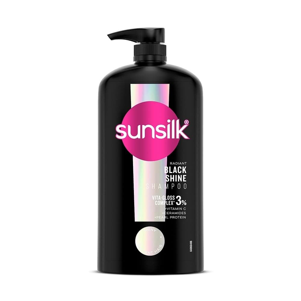 Sunsilk Stunning Black Shine Shampoo 1 L (Amla + Oil & Pearl)