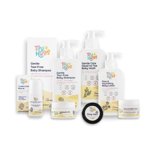 Newborn Baby Gift Set, 7-in-1 Care Combo at ₹488 (76% Off) – Amazon