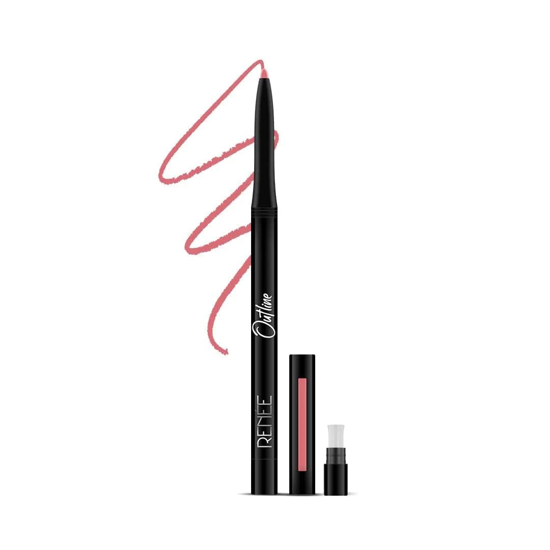 RENEE Outline Lip Liner With Built in Sharpener 03 Delilah 0.35gm| Long Lasting & Smudge Proof| Matte Finish & Rich Color Payoff| One Swipe Application at ₹87 (75% Off) – Amazon