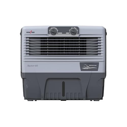 Kenstar Auster 60 Window Air Cooler for Home - Inverter Compatible, Wood Wool Cooling Pads, Collapsible Louvers (60L, 210 Watts) at ₹6999 – Amazon