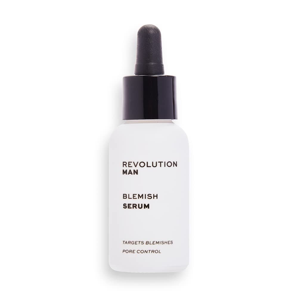 Revolution Man Blemish Serum Face Exfoliator and Cleanser, Vegan and Cruelty Free