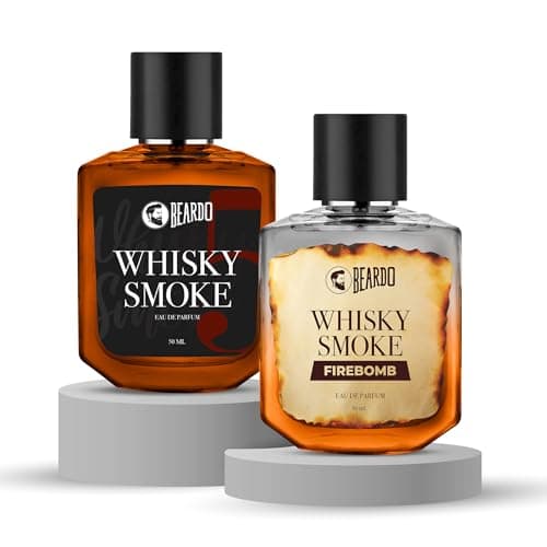 [Apply 3% Coupon] Beardo Fire & Smoke Edition Perfume Combo for Men- Whiskey Smoke & Firebomb (50ml x 2) | Long Lasting Fragrance | Long Lasting Perfume for Men | Gift for Men | Gift for Friend Rs. 222 at ₹222 (85% Off) – Amazon