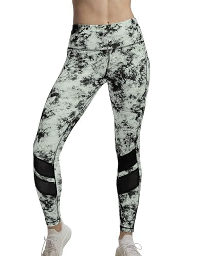 Mehrang Women's Printed Gym wear/Active Wear Tights Strechable Leggings with Breathable Mesh and Side Pockets at ₹284 – Amazon