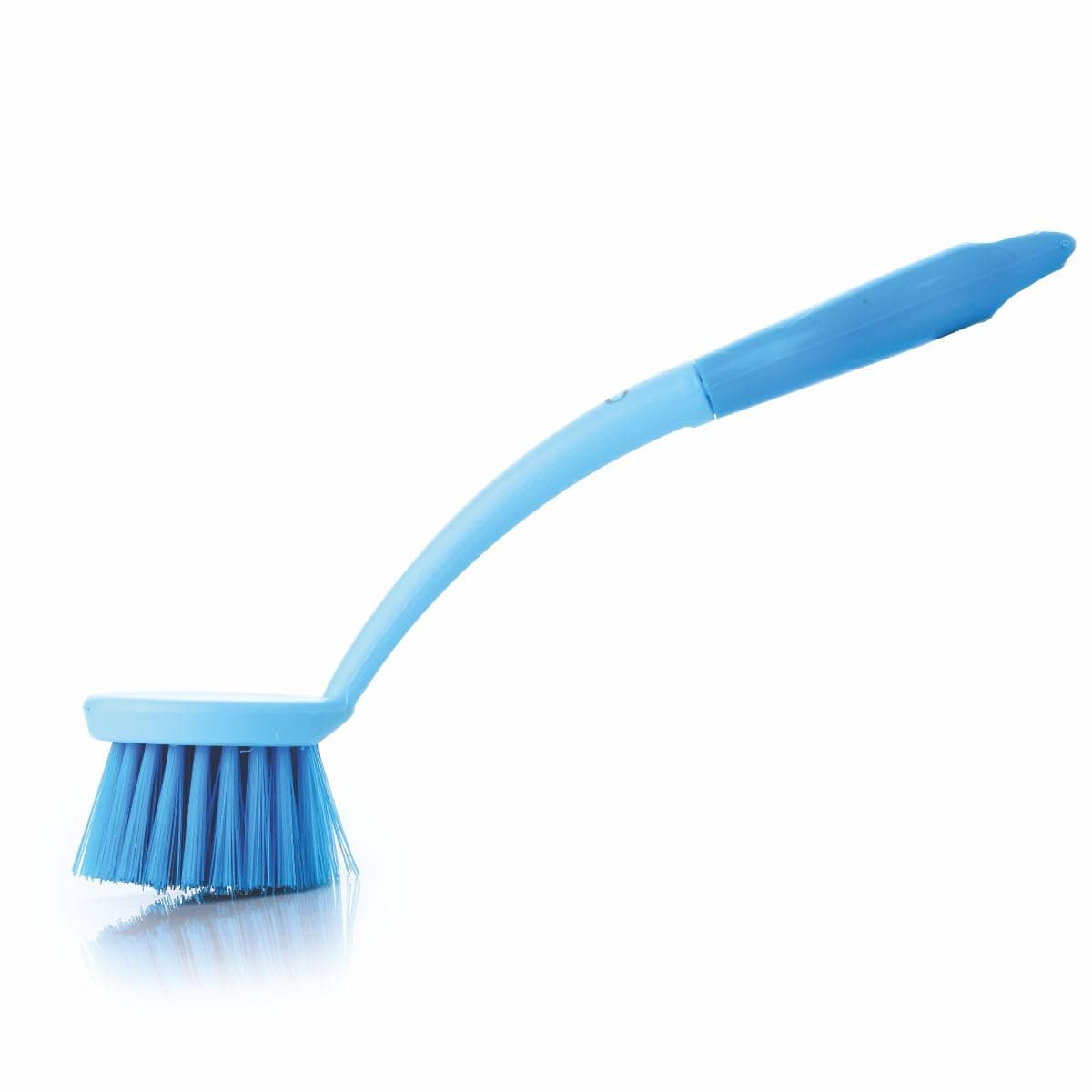 Homeor Dish & Kitchen Sink Cleaning Brush — Tough Bristles, Comfort Grip (Blue)