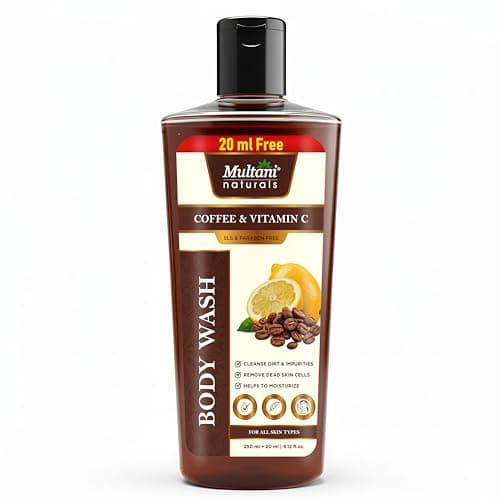Multani Naturals Coffee & Vitamin C Body Wash I Ayurvedic Body Wash for Men & Women – its Unisex I Herbal Body Cleanser for Skin Brightening at ₹150 – Amazon
