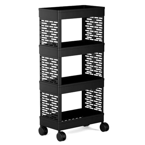 ABS MULTI -Layer Kitchen Rack | Multipurpose Shelf for Utensils, Cutlery & Spices | Space-Saving Organizer for Home & Pantry (Casual, 4-LAYER) at ₹299 (80% Off) – Amazon