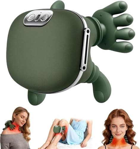 VEZPAX Shoulder & Neck Massager with Heat, 4D Bionic Heated Neck Massager with Fingers Simulates a Real Palm Massage for Comfort, 3 Intensit at ₹1454 – Amazon