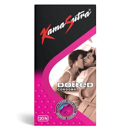 18+ KamaSutra Dotted Condoms for Men - 20 Count at ₹89 – Amazon
