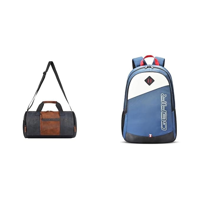 Gear Clubsport 3 33L Duffle Bag + 14L Backpack Combo at ₹1,078 (78% Off) – Amazon