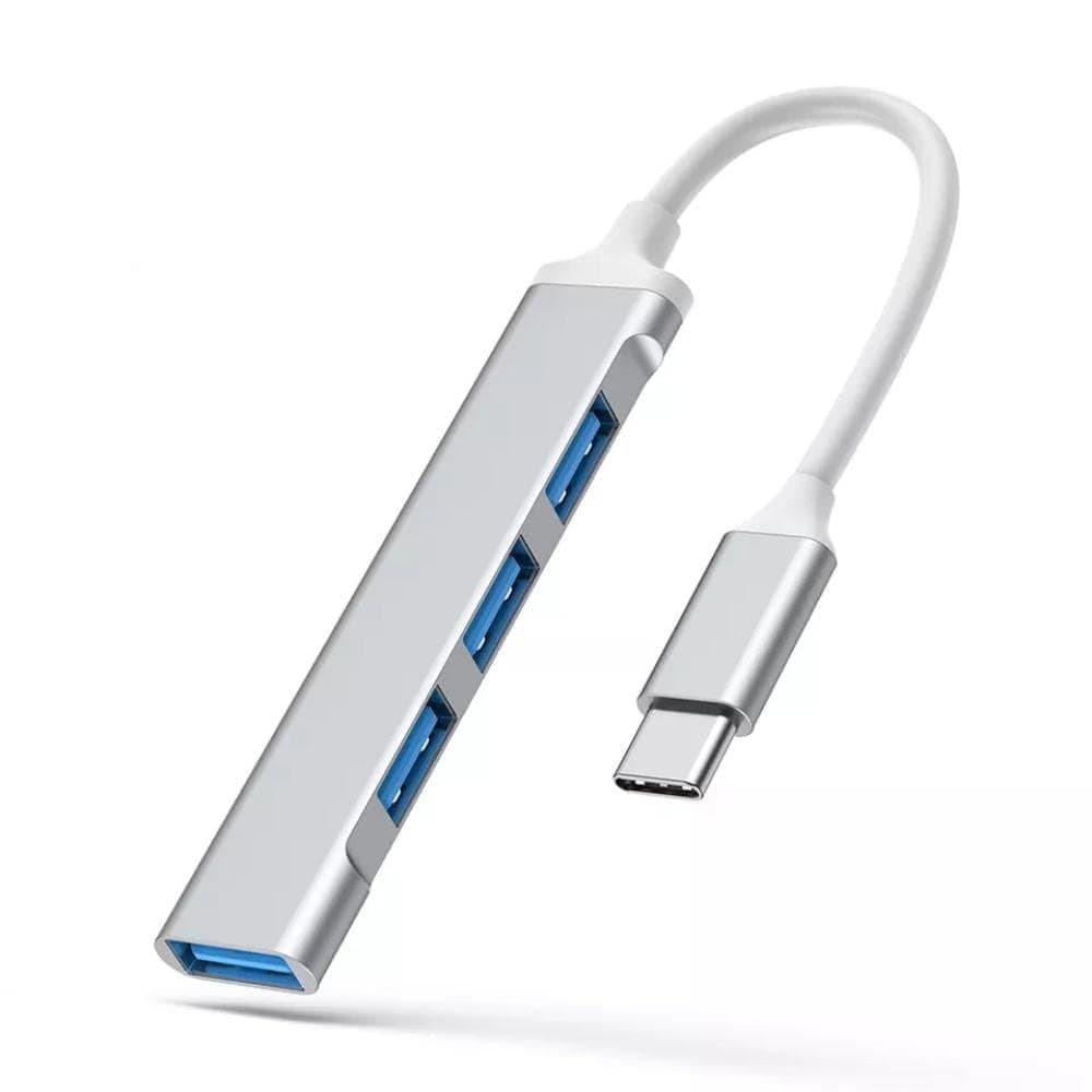 Zeorgia 4-in-1 USB-C Hub (1x USB 3.0 + 3x USB 2.0)