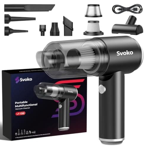 Svoko 4-in-1 Portable Car Vacuum Cleaner at ₹1,279 (68% Off) – Amazon