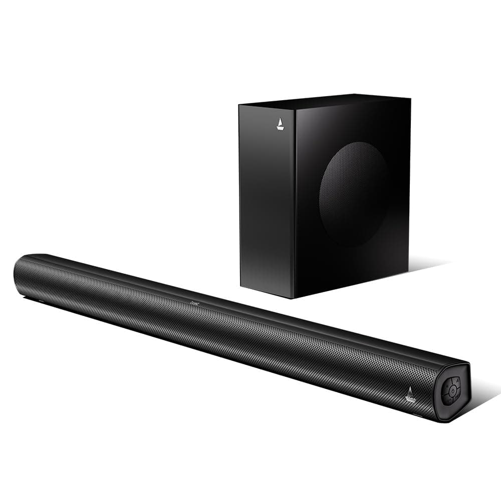 boAt Aavante 2.1 1200 120W Soundbar with Wired Subwoofer at ₹4,999 (74% Off)