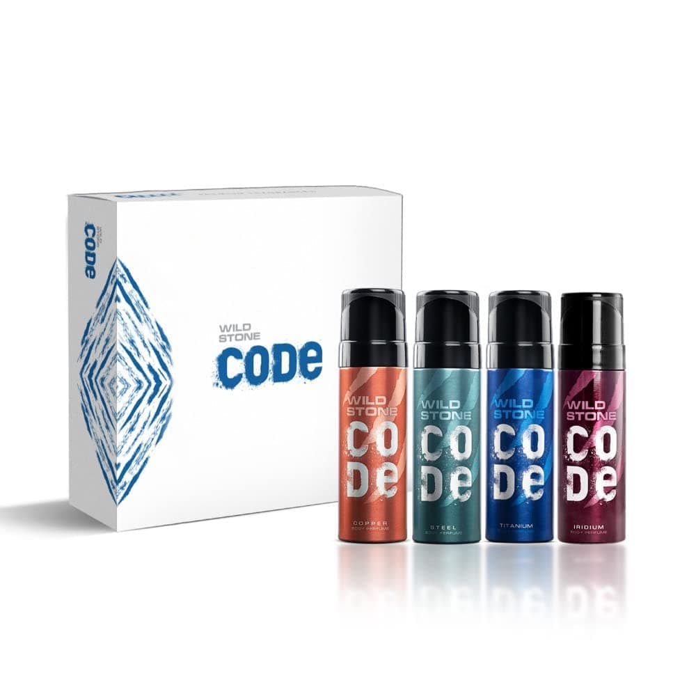 Wild Stone CODE Travel Pack (Iridium, Titanium, Steel, Copper)