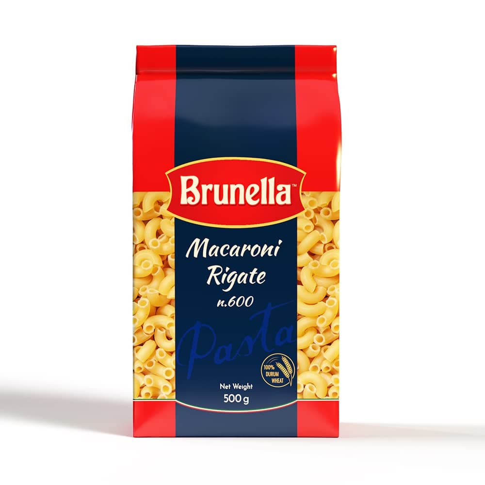 Brunella Chifferi Rigati Pasta, 500g at ₹85 (55% Off) – Amazon