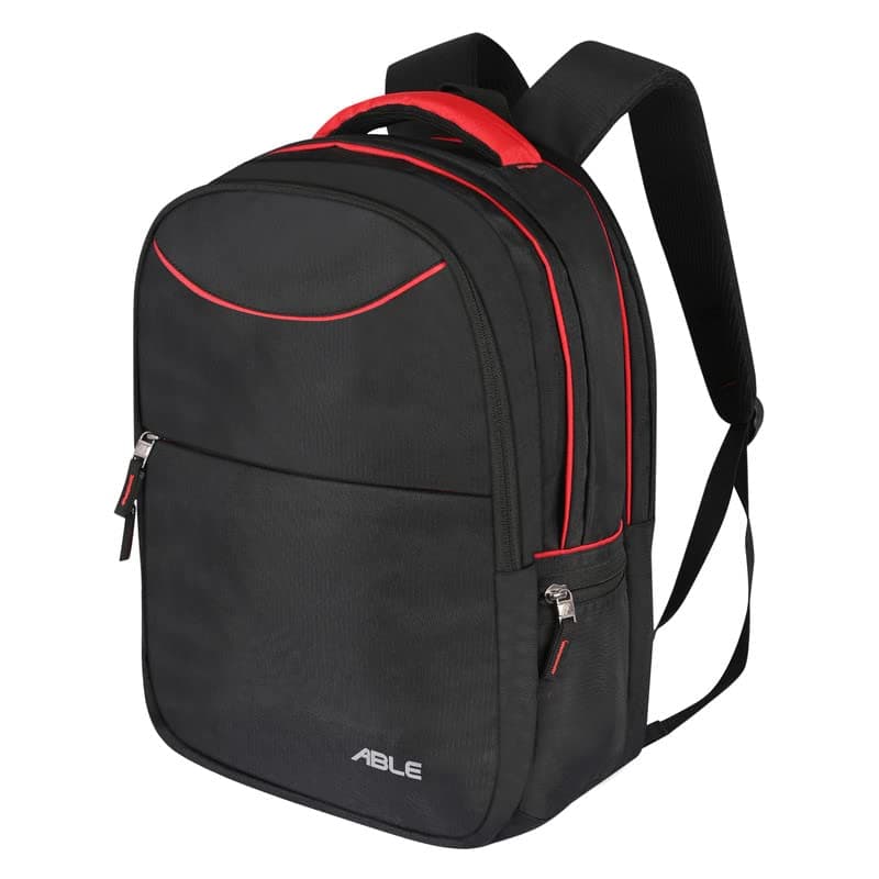 ABLE Rider Laptop Backpack 40 litres - School/College/Casual Backpack with Headphone hole. at ₹699 (68% Off) – Amazon