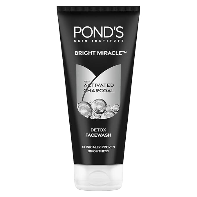 [Apply 5% Coupon] POND'S Pure Detox Face Wash 200 g|| Daily Exfoliating & Brightening Cleanser|| Deep Cleans Oily Skin - With Activated Charcoal for Fresh|| Glowing Skin Rs. 207 at ₹207 (66% Off) – Amazon