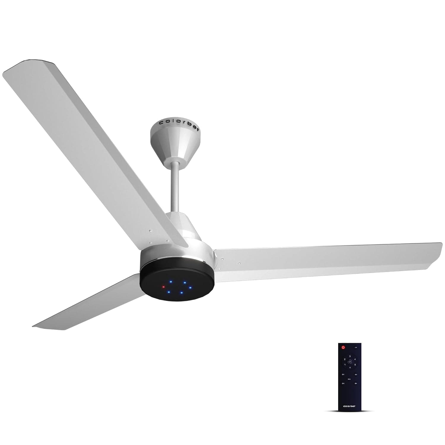 Colorbot Stella BLDC Ceiling Fans 1200mm | BEE 5 Star Rated Power Saver | AeroQuiet+ Technology | 370 RPM | Remote Co... at ₹2589 – Amazon