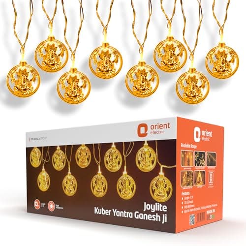 Orient Electric Joylite Ganesh Ji Warm White Light at ₹143 (76% Off) – Amazon