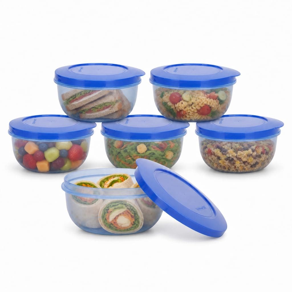 Cutting EDGE 600ml Storage Container Set of 6 at Rs.187 – Amazon