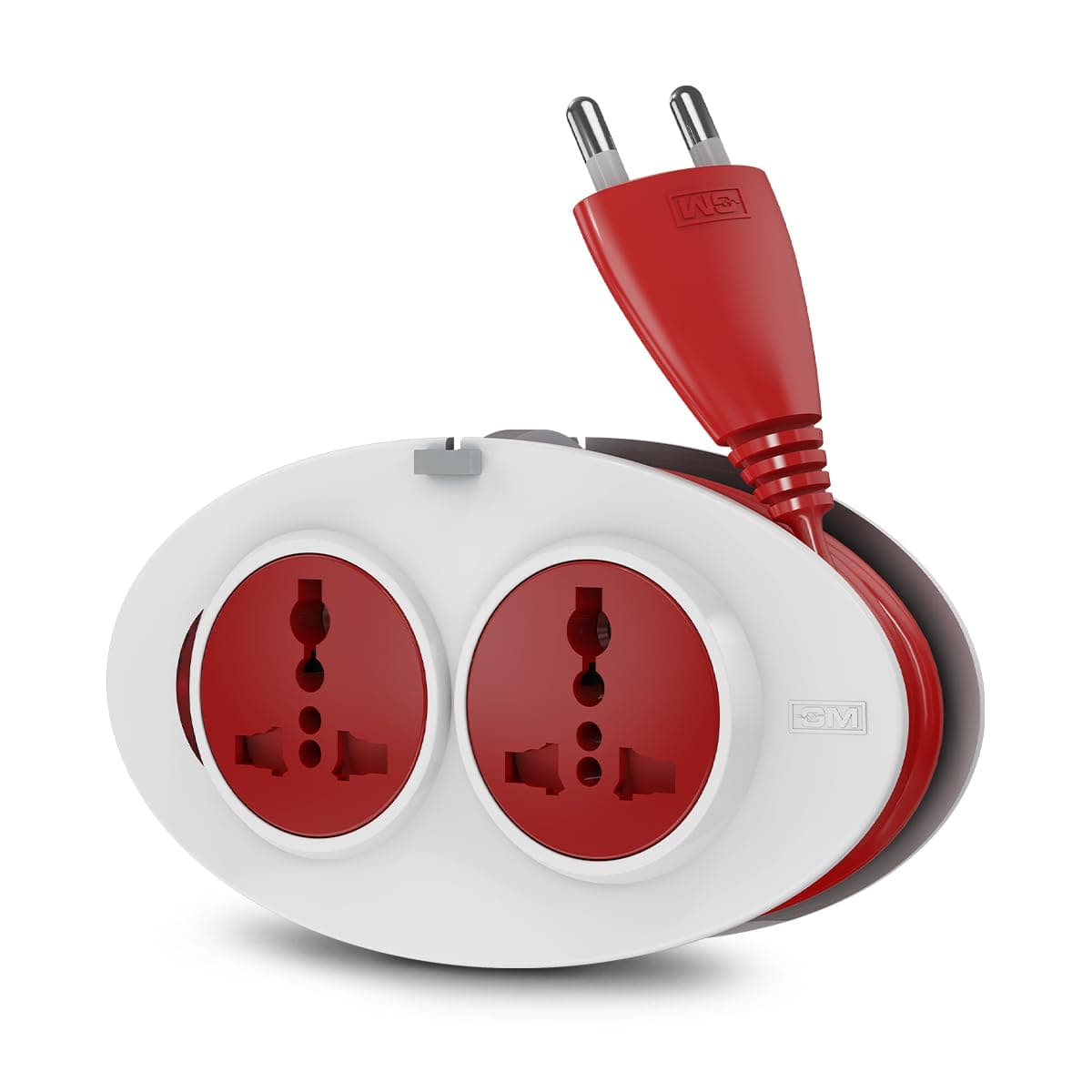 GM 3206 G-On Extension Board with 2 International Sockets, 2.5M Cord