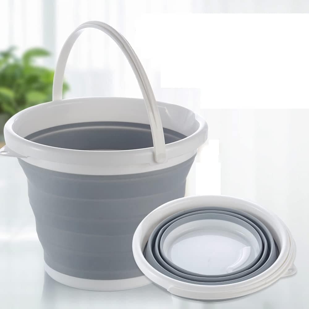 Foldable Silicone 5L Bucket, Collapsible for Car Wash and Camping at ₹284 (43% Off) – Amazon