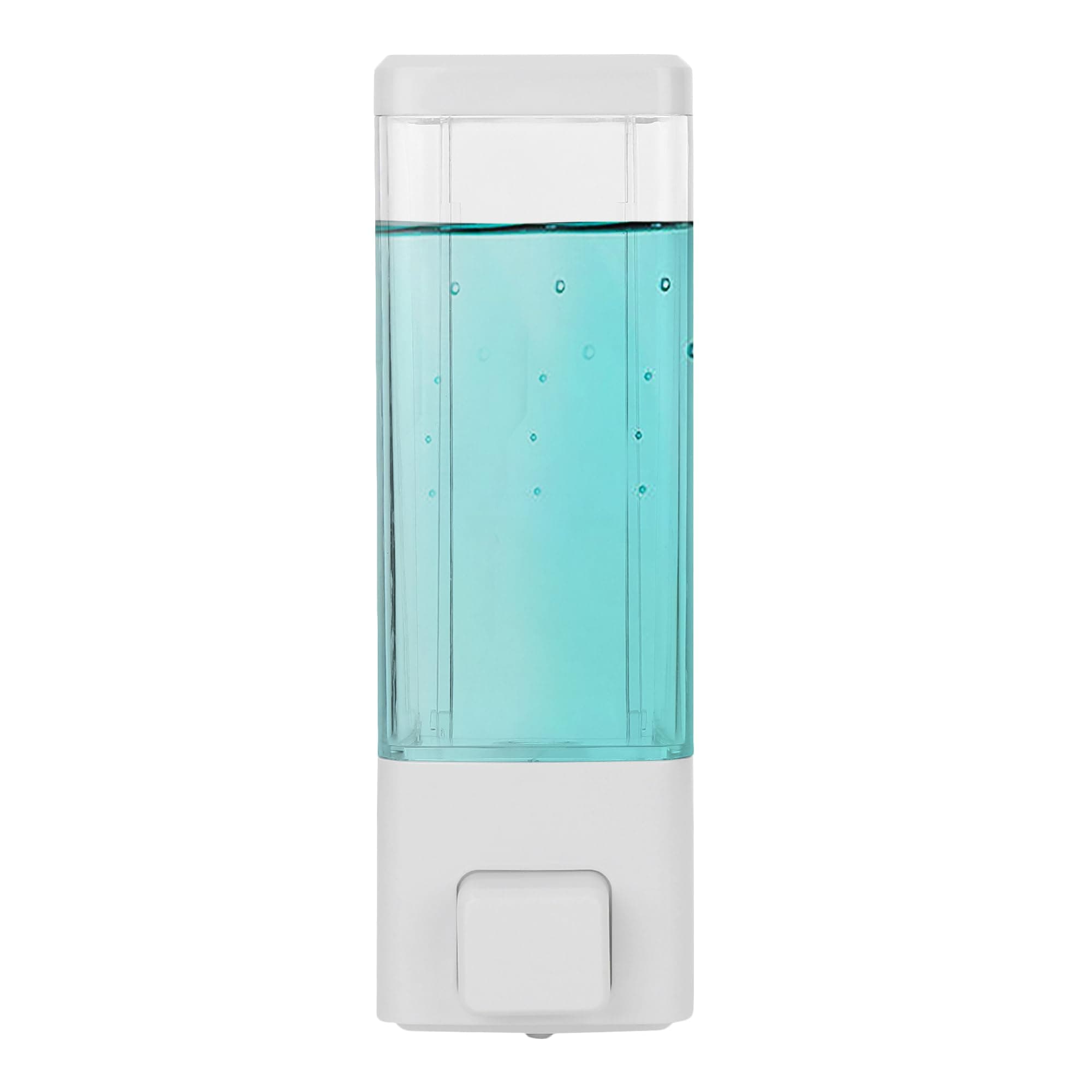BATH GURU Wall-Mounted Liquid Soap Dispenser, 350ml Refillable
