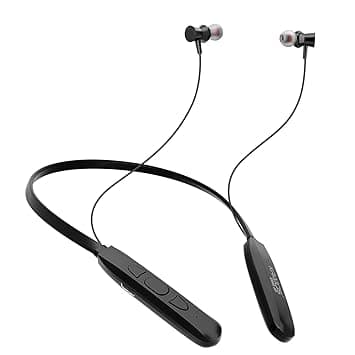 Kratos N1 Neckband Bluetooth Headphones with 30 Hours Playtime with 13mm Drivers, Rich Music Experience, Type C Fast Charging, Neckband Earp at ₹299 – Amazon