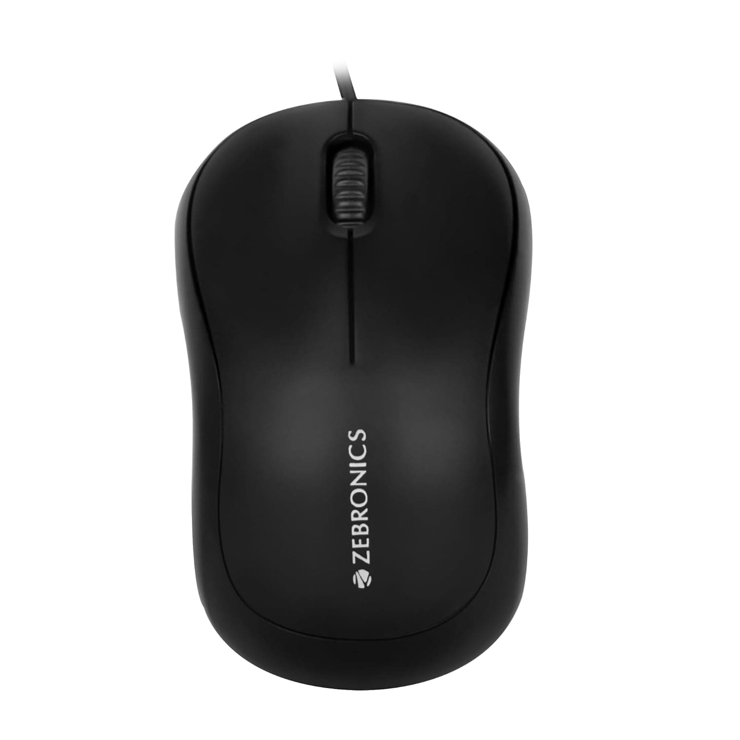 ZEBRONICS Zeb-Comfort Wired USB Mouse, 3-Button, 1000 DPI Optical Sensor, Plug & Play, for Windows/Mac, Black at โน99 โ Amazon