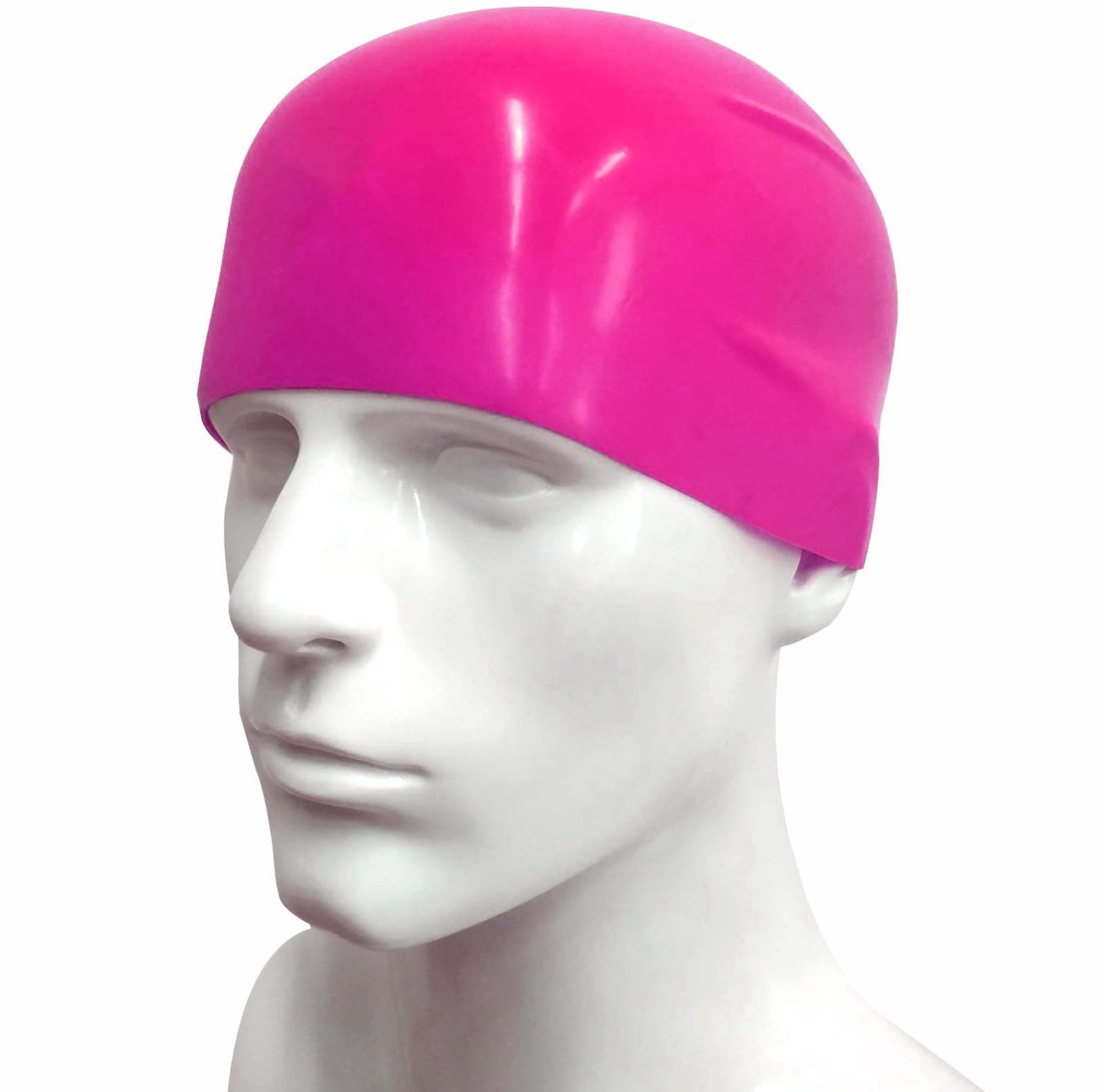 Silicone Swimming Cap, Unisex, One Size (Purple)