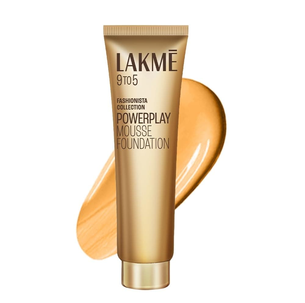 Lakme Powerplay Mousse Foundation (Matte, Full Coverage)