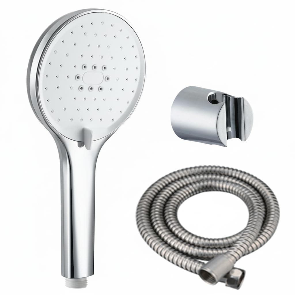 Mila NoClog Hand Shower, Chrome Finish (Rain/Massage/Mix…