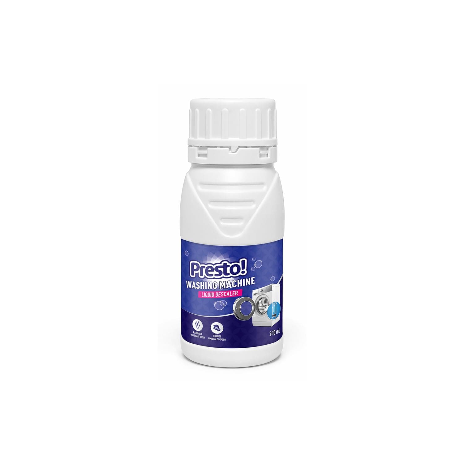 Presto! Washing Machine Descaler Liquid 200ml — Limescale Remover
