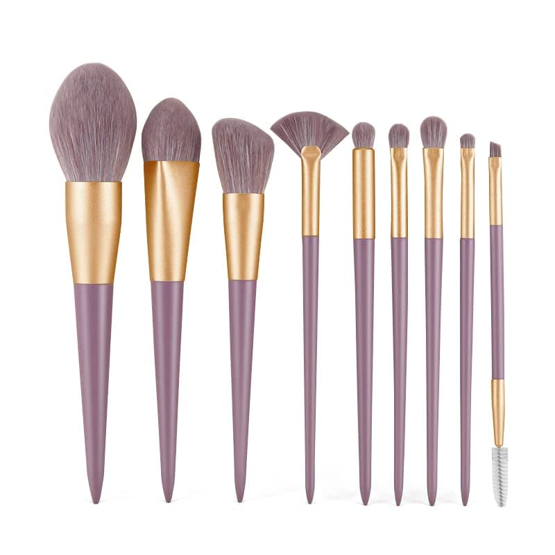 MAPPERZ Premium Synthetic Kabuki Foundation Powder Blush Concealers Contour Eye Shadows Blending Face Powder Foundation 9 Makeup Brushes, Random Color, with Case at ₹269 (73% Off) – Amazon
