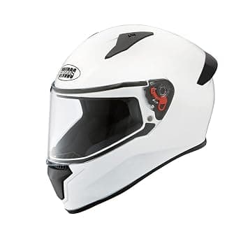 Studds Thunder Full Face Helmet with Clear Visor (White M) at ₹1012 – Amazon
